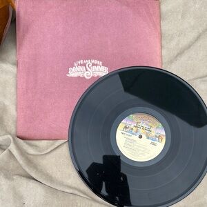 Donna Summer Live and More Vinyl Record with sleeve (missing cover)